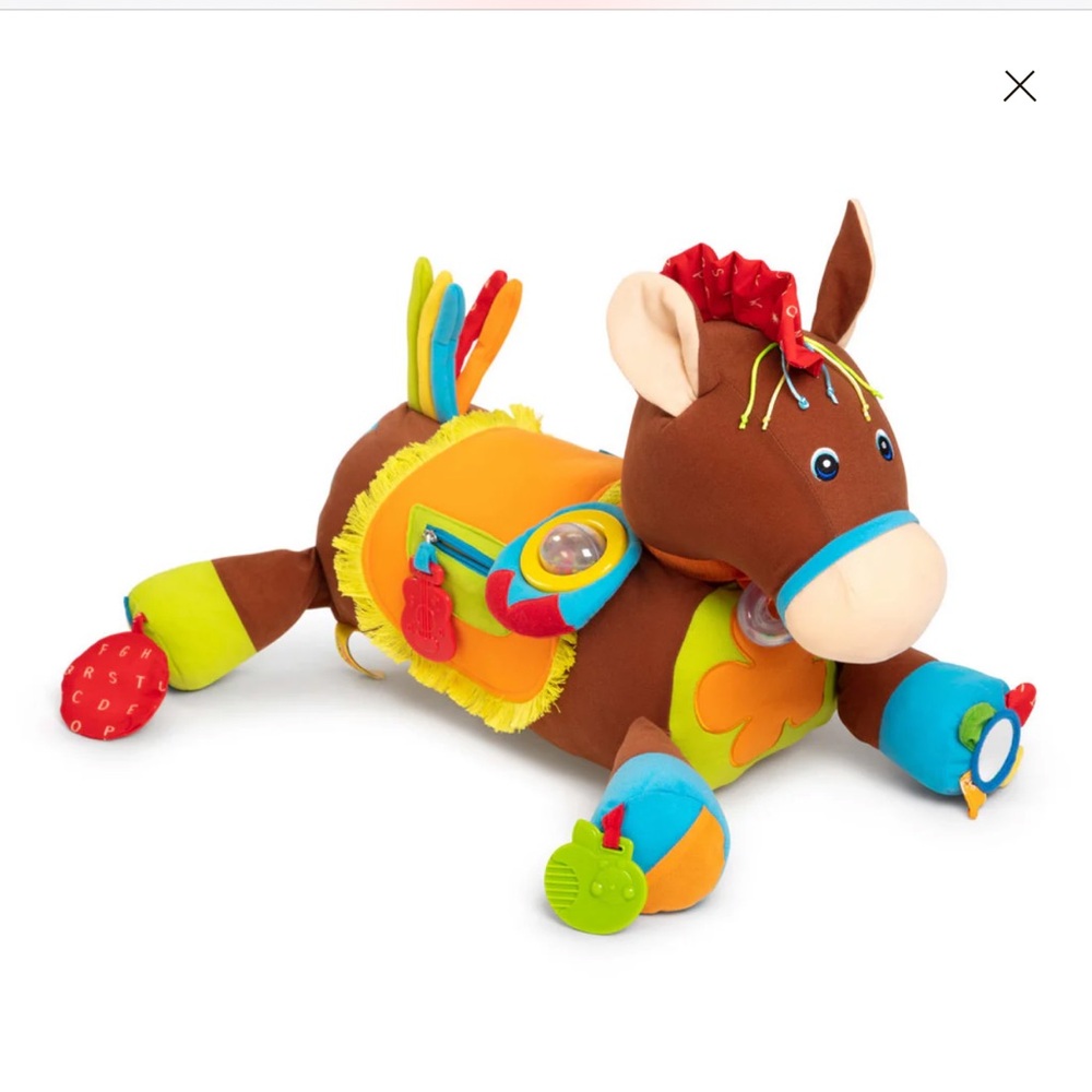 Melissa & Doug Giddy Up &Play Baby Activity Toy Plush Sensory Horse K's Kids EUC